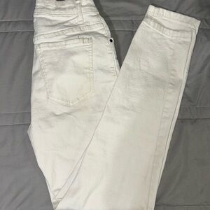 Cotton On white stretch mom jeans